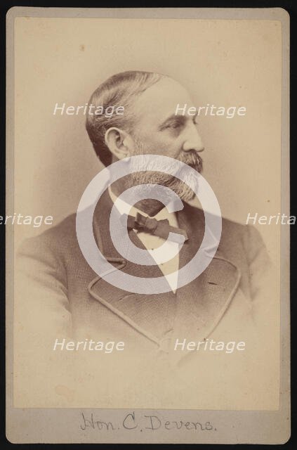 Portrait of Charles Devens (1820-1891), Before 1891. Creator: Samuel Montague Fassett.
