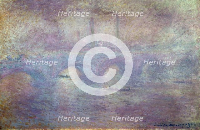 The Waterloo Bridge, Fog Effect', 1903. Artist: Claude Monet