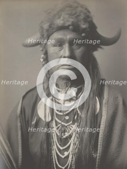 White Man Runs Him, 1908. Creator: Edward Sheriff Curtis.