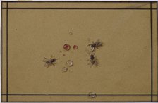 The flies at the waterdrops. Artist: Tolstoy, Fyodor Petrovich (1783-1873)