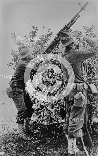 Anti-aircraft gun, 1918. Creator: Bain News Service.