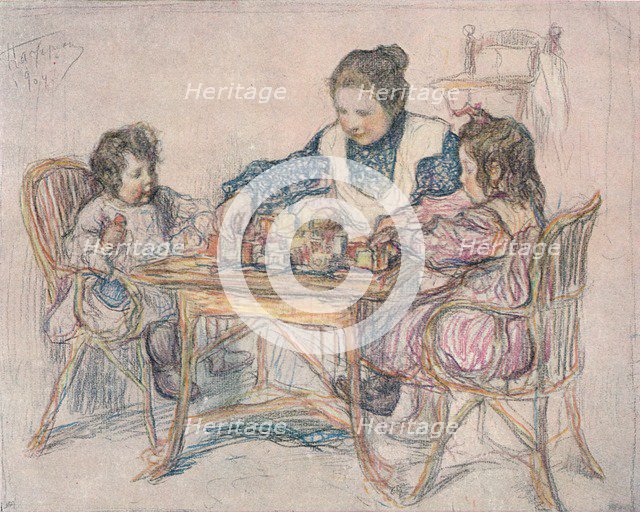 Drawing by Leonid Pasternak, 1904, (1906). Artist: Leonid Osipovich Pasternak