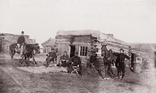 Headquarters, Co. F, 11th Rhode Island Infantry, Miner's Hill, Virginia, 1862. Creator: Unknown.