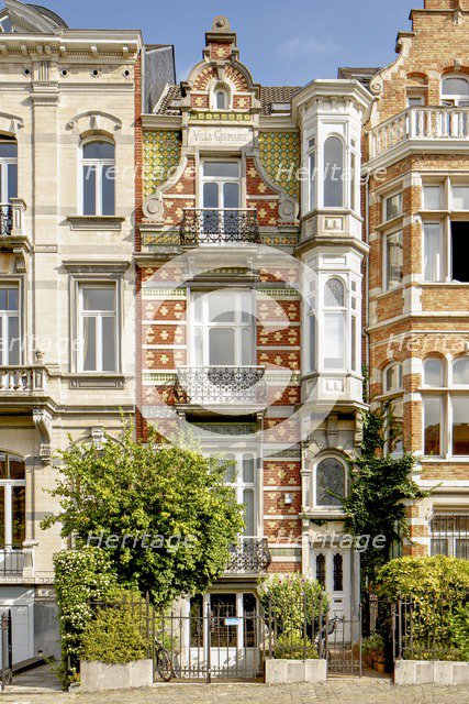 Villa Germaine, 24 AV. Palmeston, Brussels, Belgium, (1897), c2014-2017. Artist: Alan John Ainsworth.