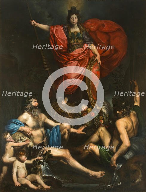 Allegory of Italy, 1628-1629 . Creator: Valentin de Boullogne (1591-1632).