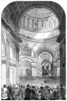 Anniversary Meeting of the Charity Children in St. Paul's Cathedral, Jun 6, 1850. Creator: Unknown.