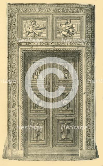 'Central Door, South Kensington Museum', c1860s, (1881).  Creator: Unknown.