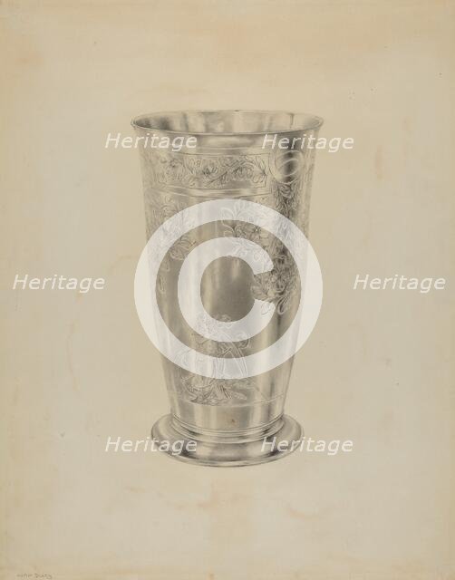 Silver Communion Beaker, c. 1938. Creator: Hester Duany.