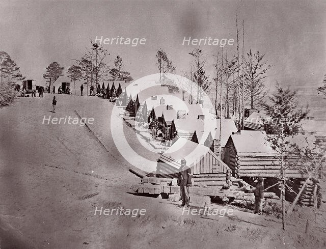 Broadway Landing, Appomattox River, 1864. Creator: William Frank Browne.