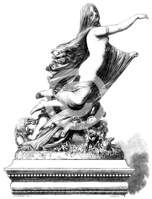 The International Exhibition: "The Sleep of Sorrow and the Dream of Joy"..., 1862. Creator: E. Skill.