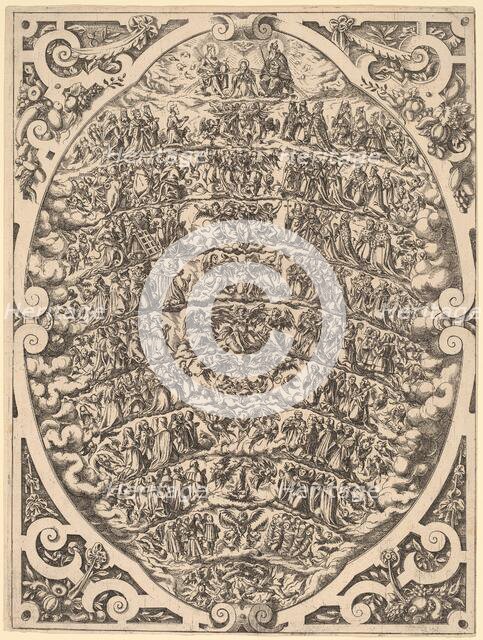 The Hierarchy of the Heavens, 1579. Creator: Jost Ammon.