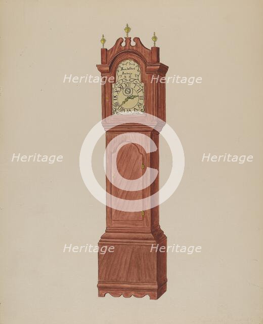 Grandfather's Clock, c. 1937. Creator: Frederick Jackson.