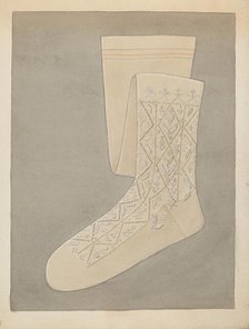 Stockings, c. 1937. Creator: Rosalia Lane.