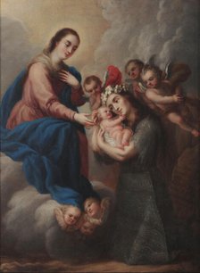 Santa Rosalía, c1730. Creator: Rodríguez Juárez, Nicolás (1666-1734).