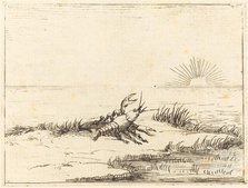Crayfish Looking at the Sun, 1628. Creator: Jacques Callot.