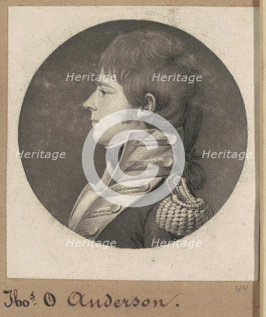 Anderson, 1808. Creator: Charles Balthazar Julien Févret de Saint-Mémin.