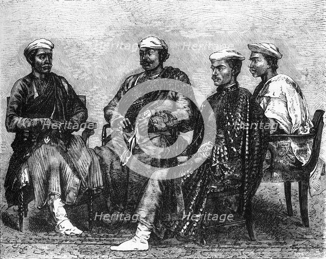 'Hindoo Bankers of the North-West Provinces', c1891. Creator: James Grant.