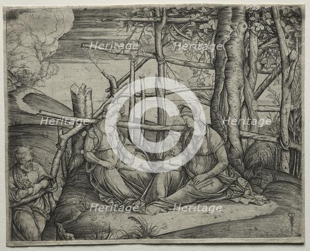 The Holy Family with St. Elizabeth. Creator: Jacopo de' Barbari (Italian, 1440/50-before 1515).