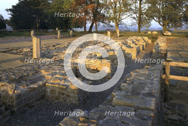 Granary at Birdoswald Fort, Cumbria, 1994. Artist: Paul Highnam
