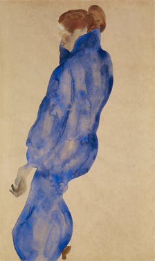 Woman in the blue dress, 1911.