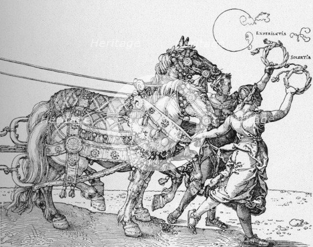 The Great Triumphal Cart of Emperor Maximilian, (1523), 1906. Artist: Albrecht Durer