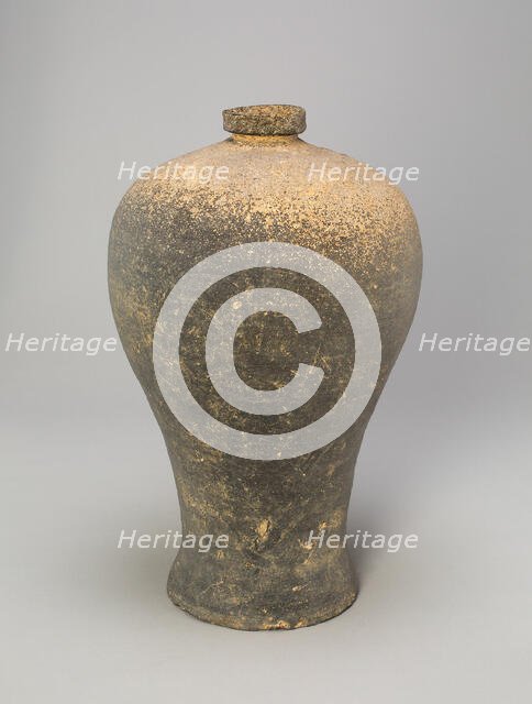 Bottle-Shaped Vase (Maebyong), Korea, Goryeo dynasty (918-1392), late 11th/early 12th century. Creator: Unknown.