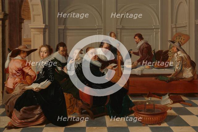 The Musical Gathering, after 1700. Creator: Unknown.