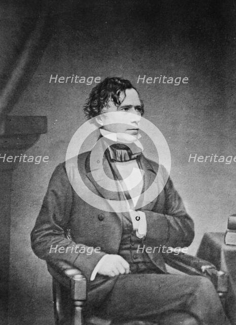 President Franklin Pierce, between 1855 and 1865. Creator: Unknown.
