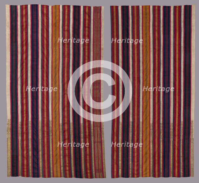 Embroidered Curtain, 17th-18th century. Creator: Unknown.