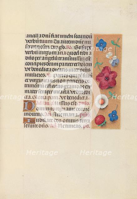 Hours of Queen Isabella the Catholic, Queen of Spain: Fol. 164r, c. 1500. Creator: Master of the First Prayerbook of Maximillian (Flemish, c. 1444-1519); Associates, and.