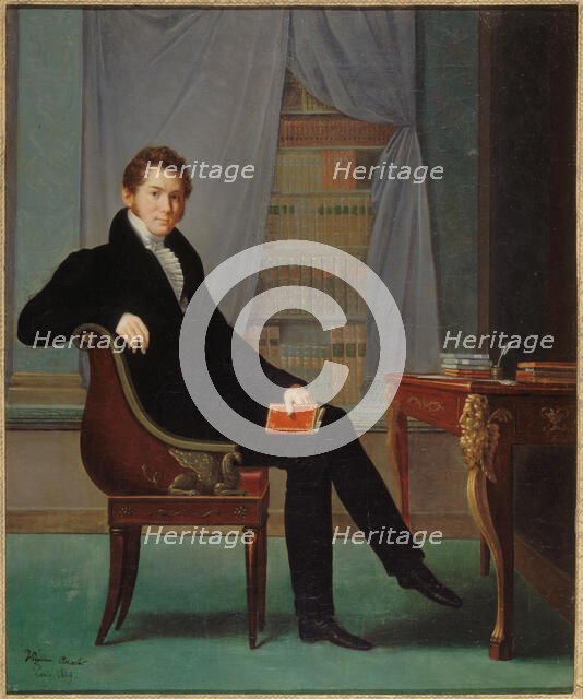 François Ancelot (1794-1854), auteur dramatique, 1819. Creator: Virginie Ancelot.