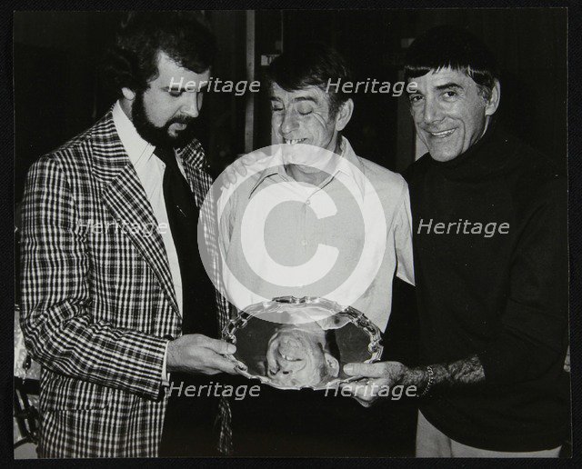 Tony Roper, Kenny Clare and Louie Bellson, London, 1978. Artist: Denis Williams