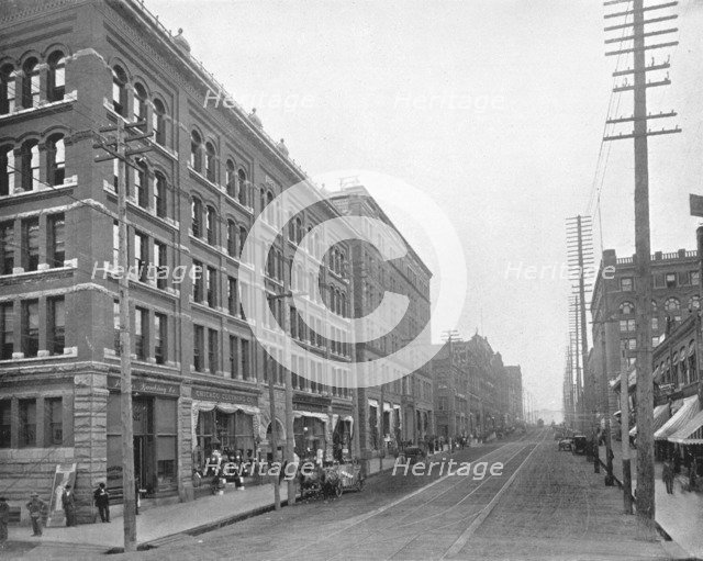 Cherry Street, Seattle, Washington, USA, c1900.  Creator: Unknown.