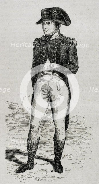 Napoleon Bonaparte, (1769-1821), French military and political leader, 1853.  Creator: José Severini.