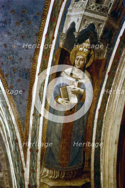 'St Gregory', mid 15th century. Creator: Fra Angelico.