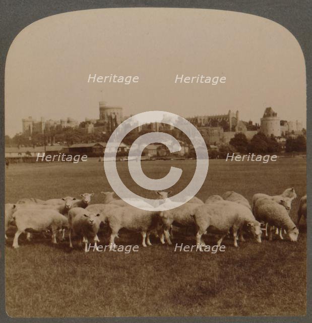 'General View Windsor Castle, England', 1896. Creator: Unknown.