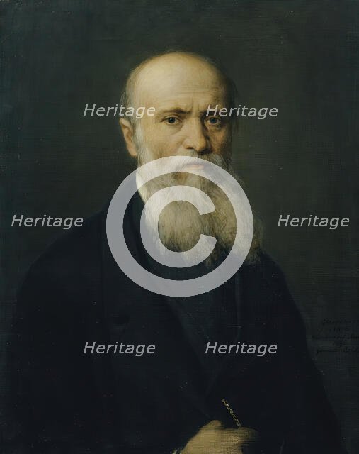 The Painter Eduard of Engerth, 1898. Creator: Christian Griepenkerl.