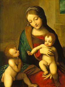 Madonna and Child with the Infant Saint John, c. 1510. Creator: Unknown.