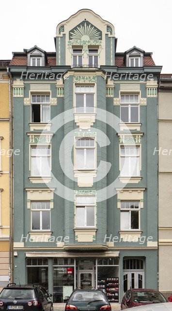 Jugenstil House, Graben 32, Weimar, Germany, (1904), 2018. Artist: Alan John Ainsworth.