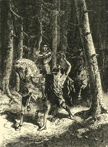 'Charles VI in the Forest of Le Mans', (1392,), 1890.   Creator: Unknown.