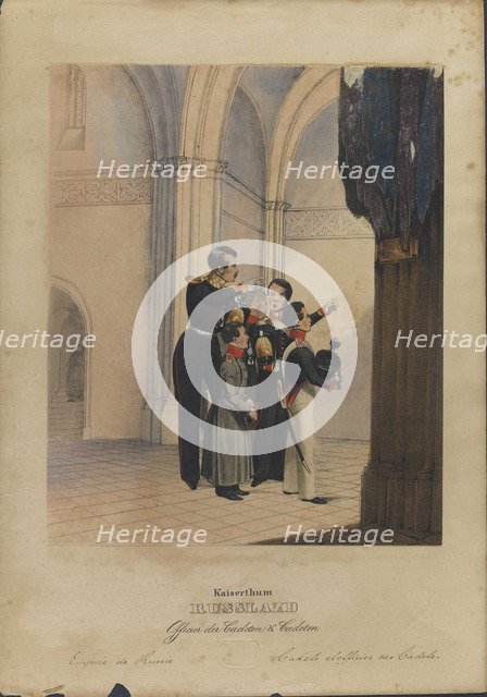 Officer with the Cadets.