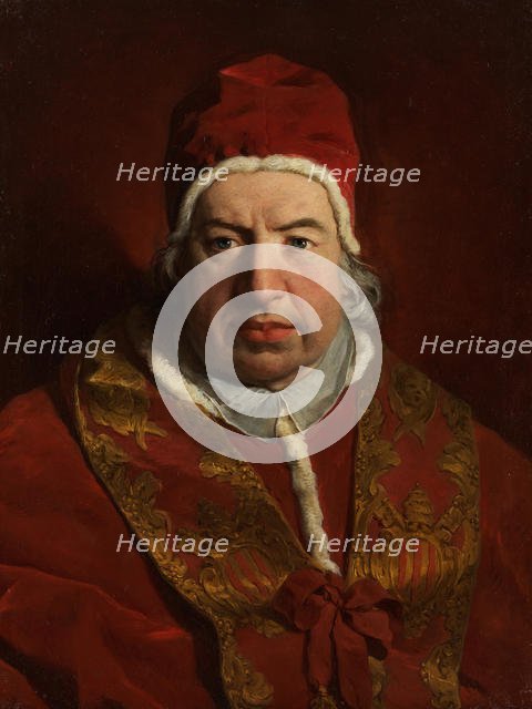 Pope Benedict XIV (Prospero Lambertini, 1675-1758), 1746. Creator: Pierre Subleyras.