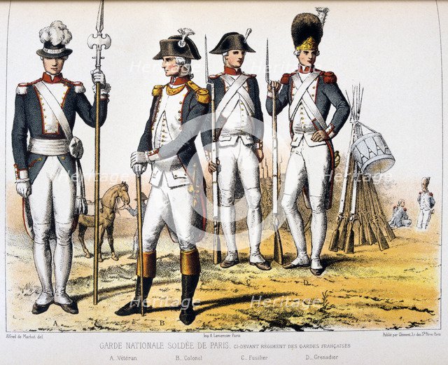 Garde Nationale Soldée de Paris Artist: Francois Cudet