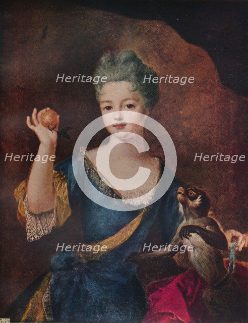 'Princess Anne De Bourbon-Conti',  17th century, (c1927). Artist: Alexis Simon Belle.