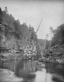 'Upper End of Au Sable Chasm, the Adirondacks', c1897. Creator: Unknown.