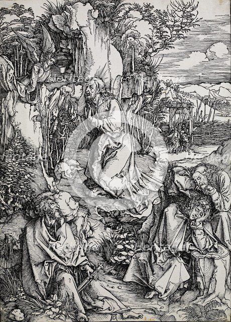 Christ on the mount of olives, 1496-1511. Artist: Albrecht Durer.