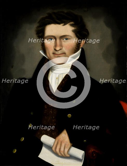 Gentleman of Squire Williams House, ca. 1829. Creator: Erastus Salisbury Field.