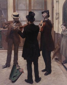 Musicians, 1883. Creator: Albert Bartholomé.