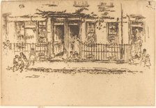 Justice Walk - Chelsea, c. 1886/1888. Creator: James Abbott McNeill Whistler.