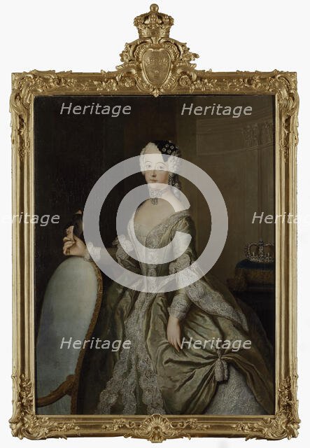 Lovisa Ulrika, 1720-1782, Queen of Sweden, Princess of Prussia, early-mid 18th century. Creator: Workshop of Antoine Pesne.